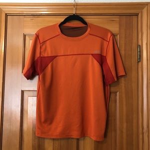 Patagonia Orange Workout Shirt Sz M